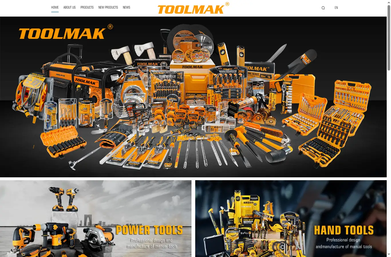 toolmak.com homepage screenshot
