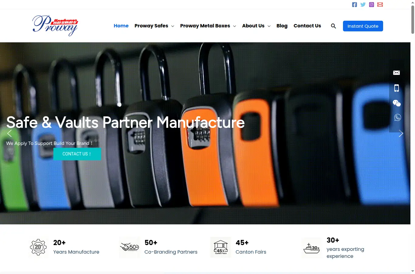 proway-ind.com homepage screenshot