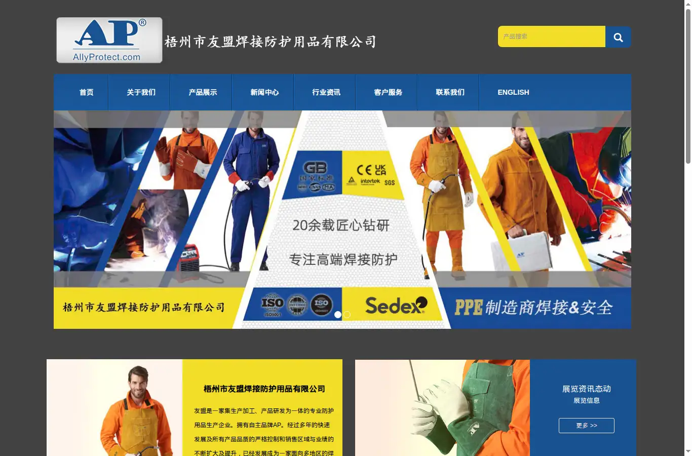 allyprotect.com homepage screenshot