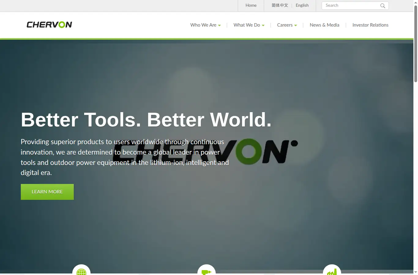 global.chervongroup.com homepage screenshot