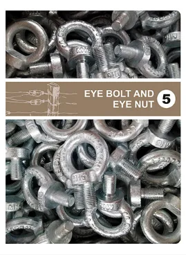 Eye bolt and eye nut