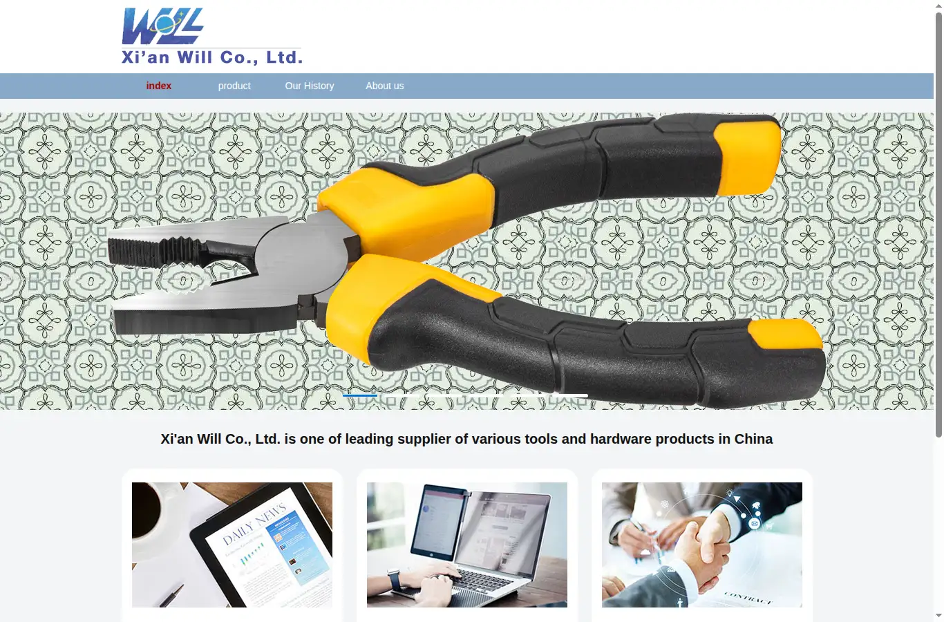 xianwill.com homepage screenshot