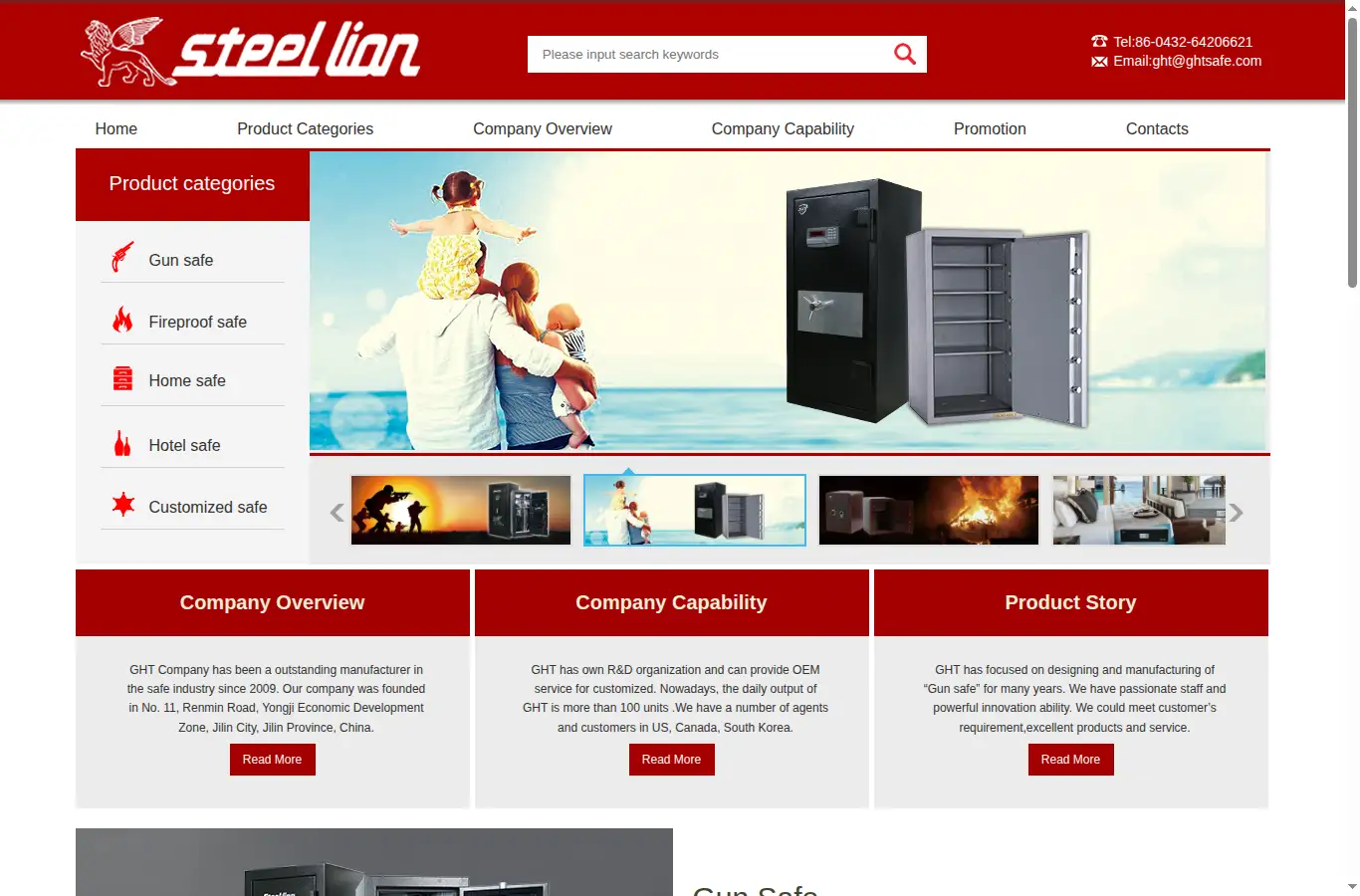 ghtsafe.com homepage screenshot