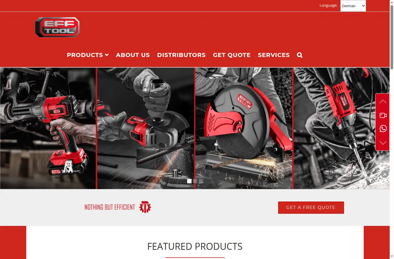 efftool.com homepage screenshot