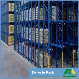 Firm Q235 Steel Heavy Duty First in Last Out Single Side Drive in Pallet Rack