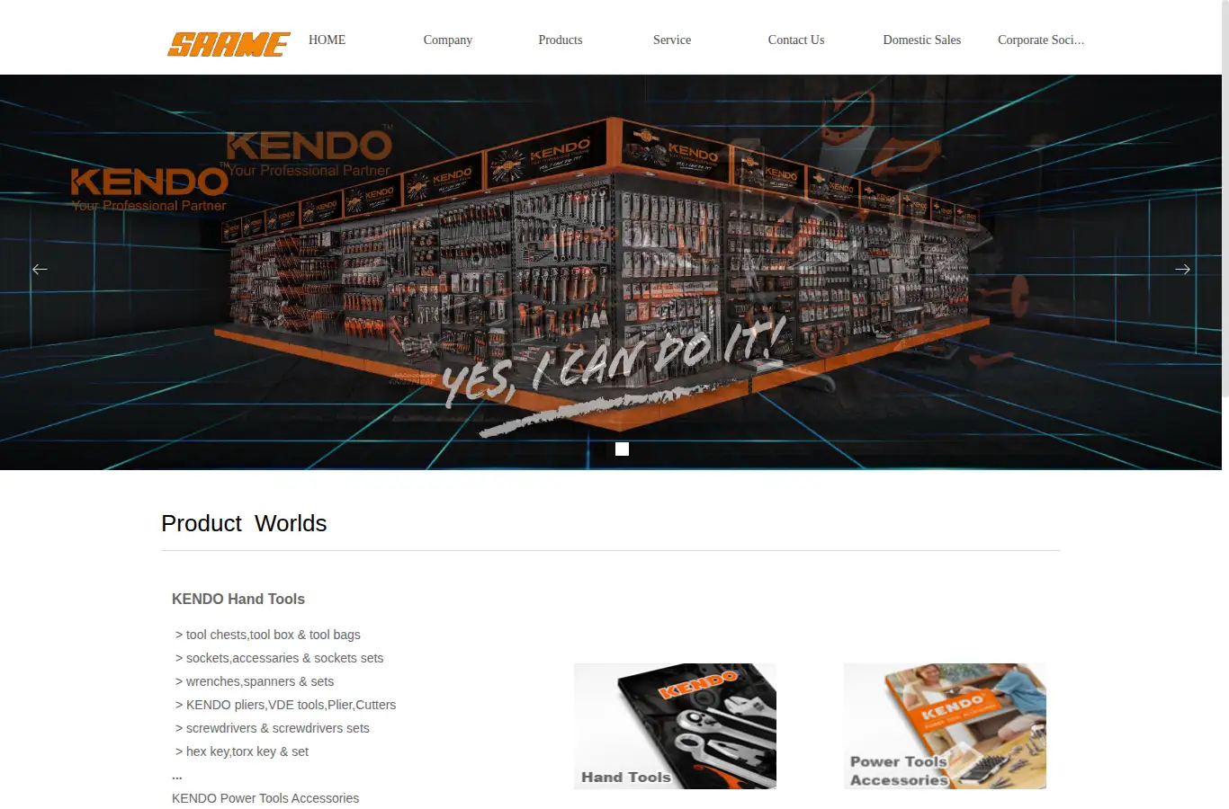 saame.com homepage screenshot