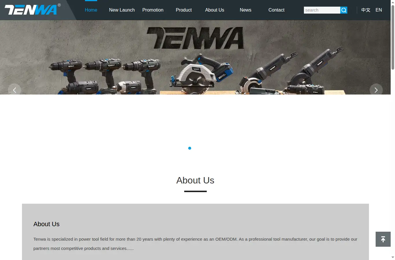 tenwa-tools.com homepage screenshot