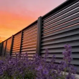 Metal Steel Garden Fence Panel Security Privacy Screens Gate Fencing Decorative Fence