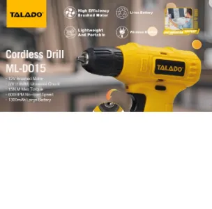 12V Lightweight Rechargeable Cordless Drill Compact Handheld Power Drill For Home Daily Repair Factory Direct Supply
