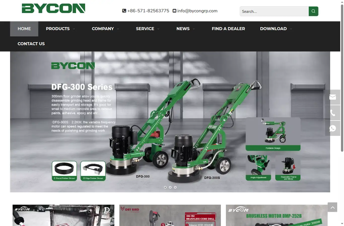 bycongrp.com homepage screenshot