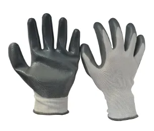 13G Nitrile coated gloves