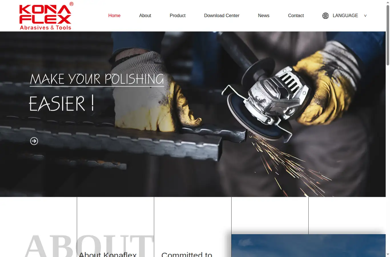 konaflex.net homepage screenshot