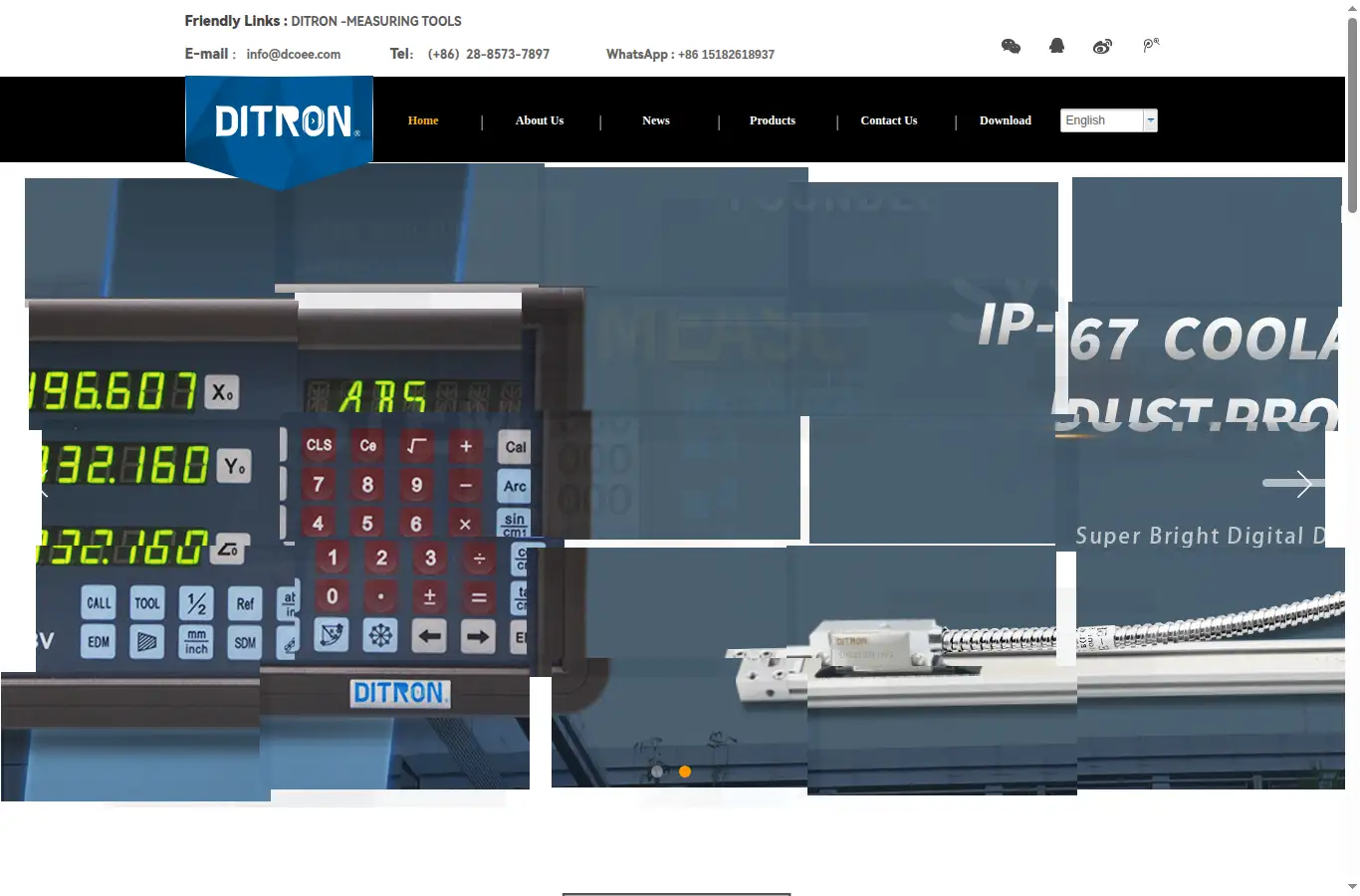 dcoee.com homepage screenshot