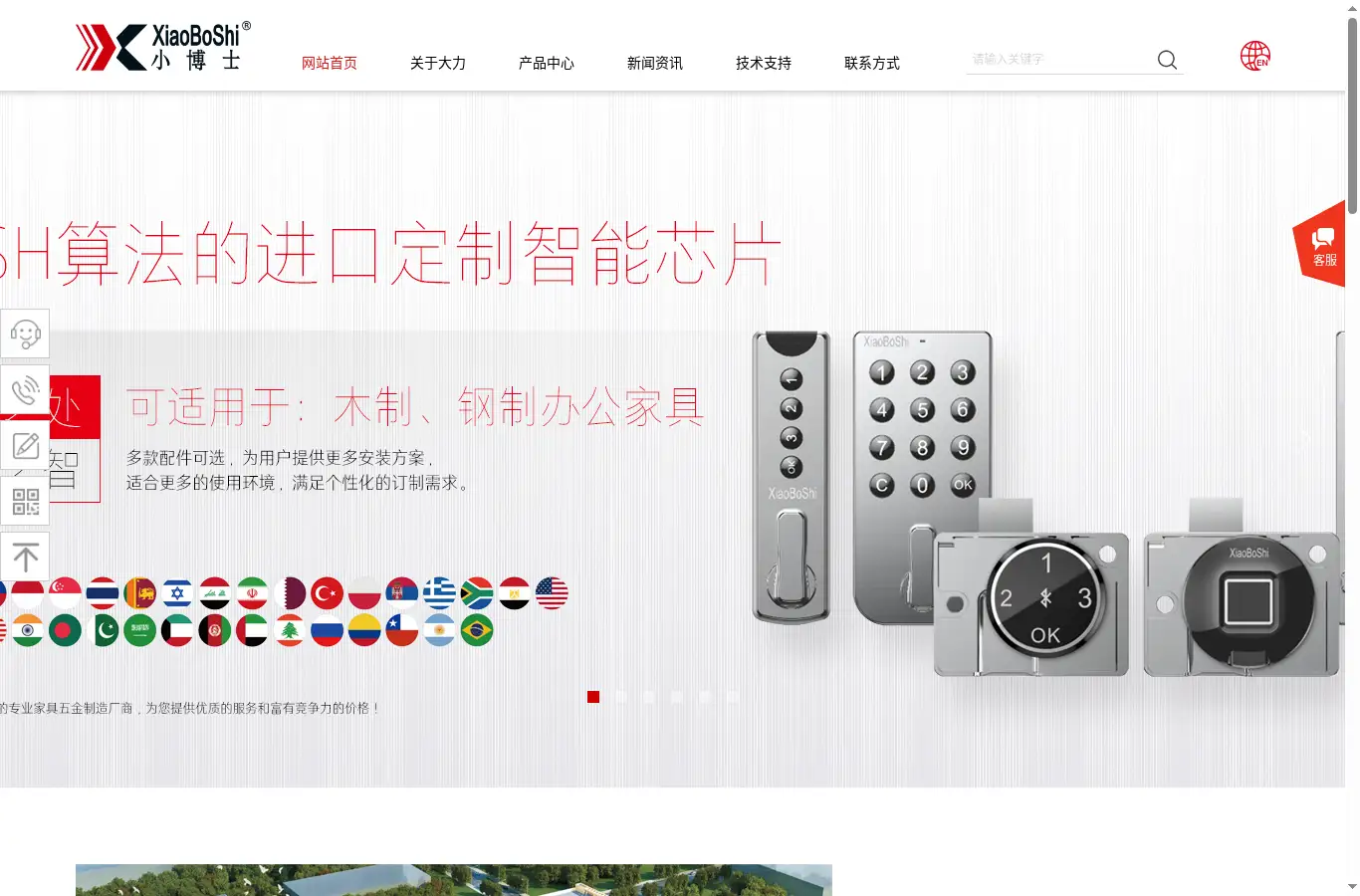 dalilocks.cn homepage screenshot