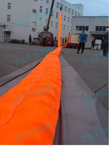 DLT Successfully Completed the Production of an 800T × 100M Round Sling for a Heavy Lifting Project