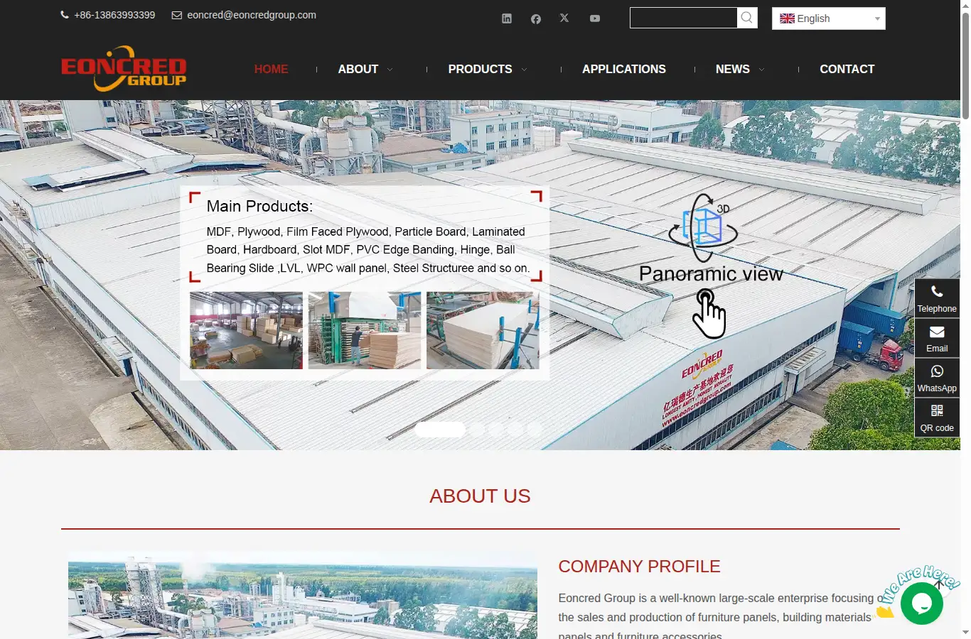 eoncredgroup.com homepage screenshot