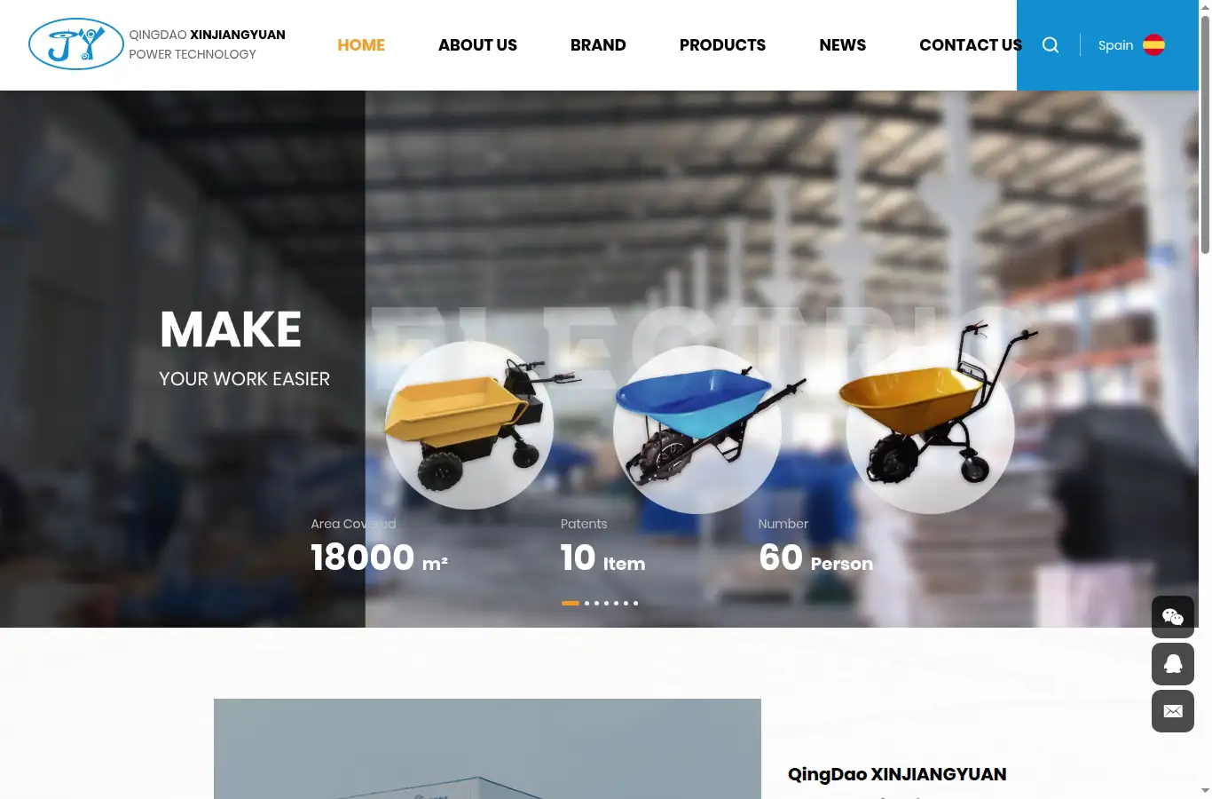 jiangyuanchina.com homepage screenshot