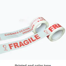 Printed and color tape