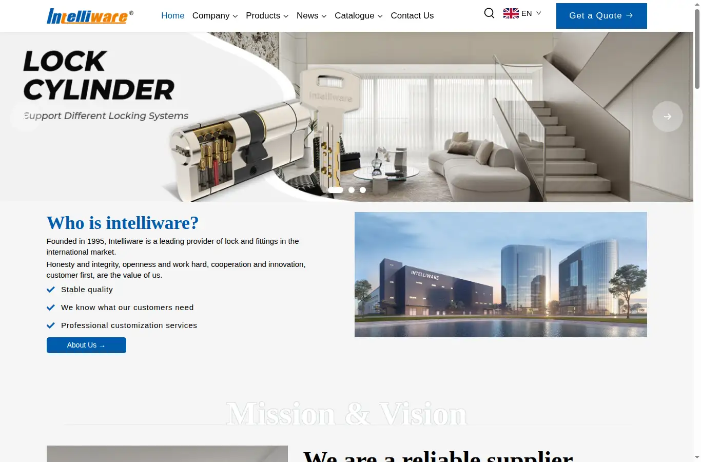 intelliware.com.cn homepage screenshot