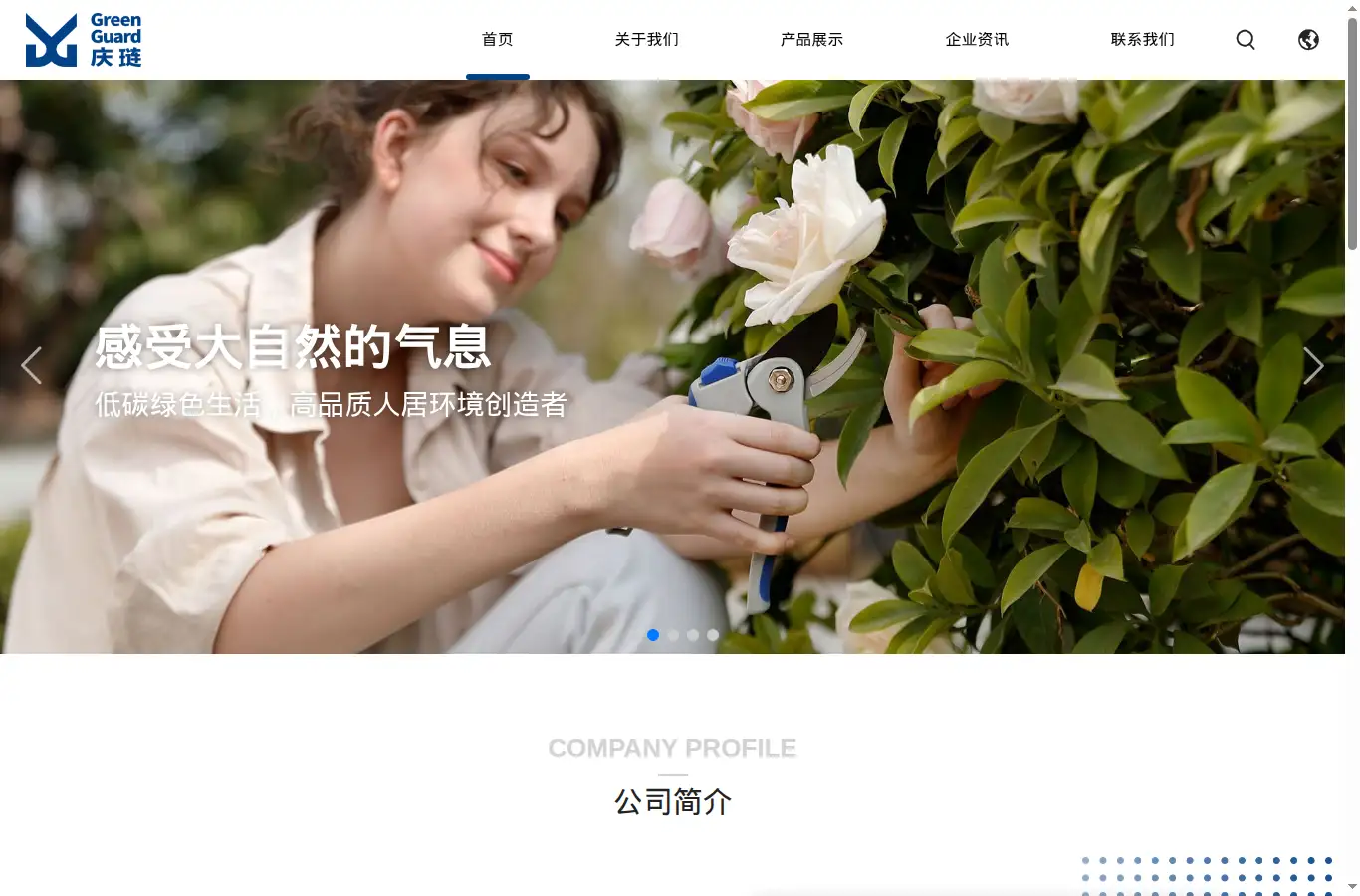 greenguard.com.cn homepage screenshot