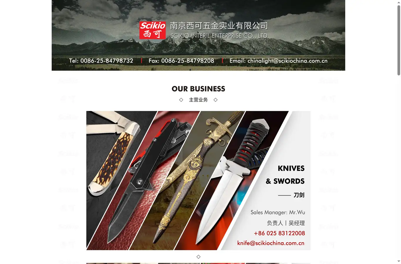 scikiochina.com homepage screenshot
