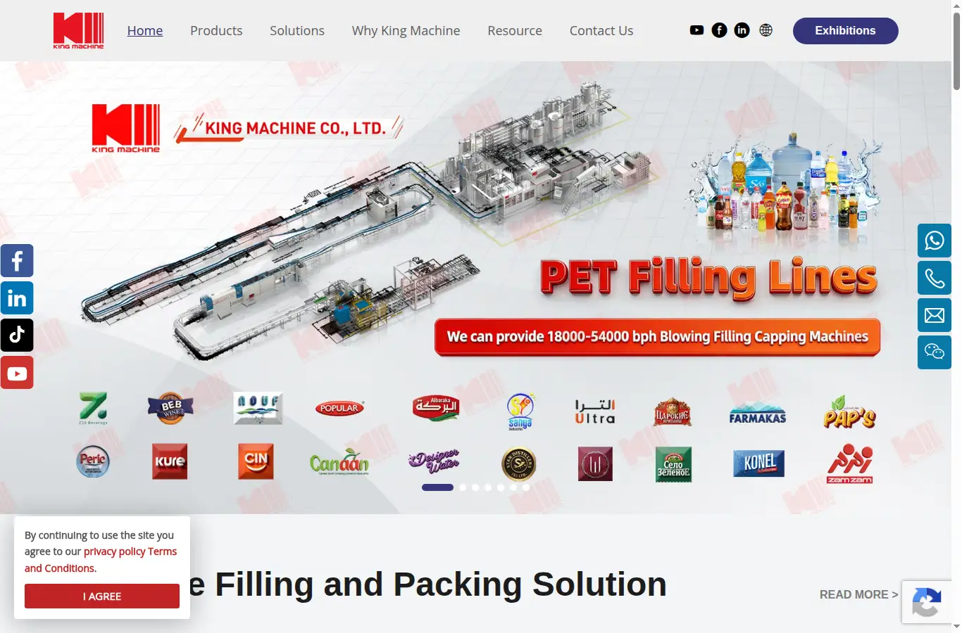 king-machine.com homepage screenshot