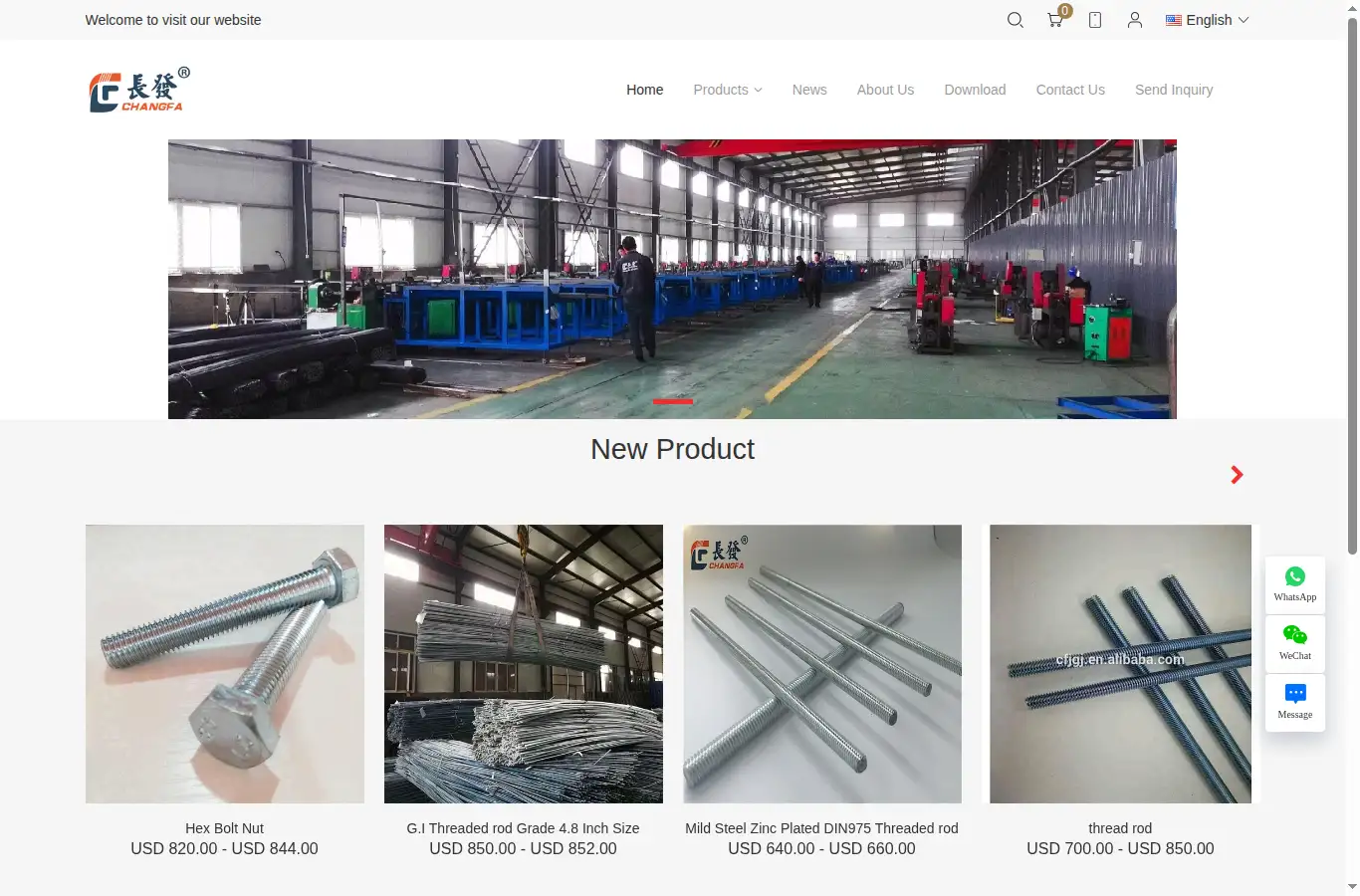 changfa.net.cn homepage screenshot