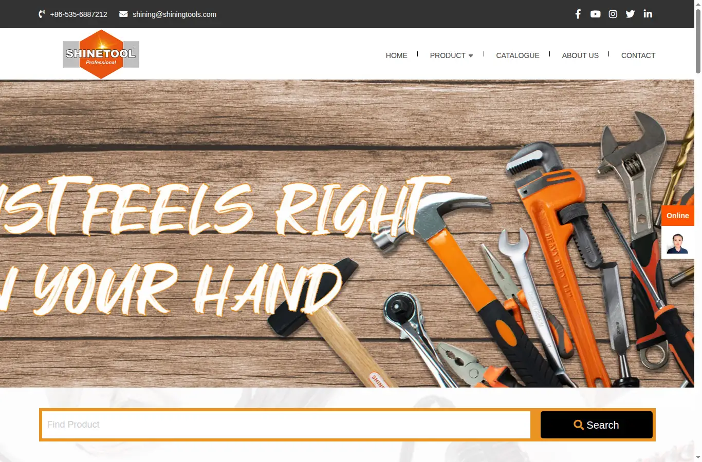 shiningtools.com homepage screenshot