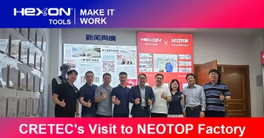 Hexon Tools & NEOTOP Welcome CRETEC from South Korea for Factory Tour at NEOTOP Changzhou Base
