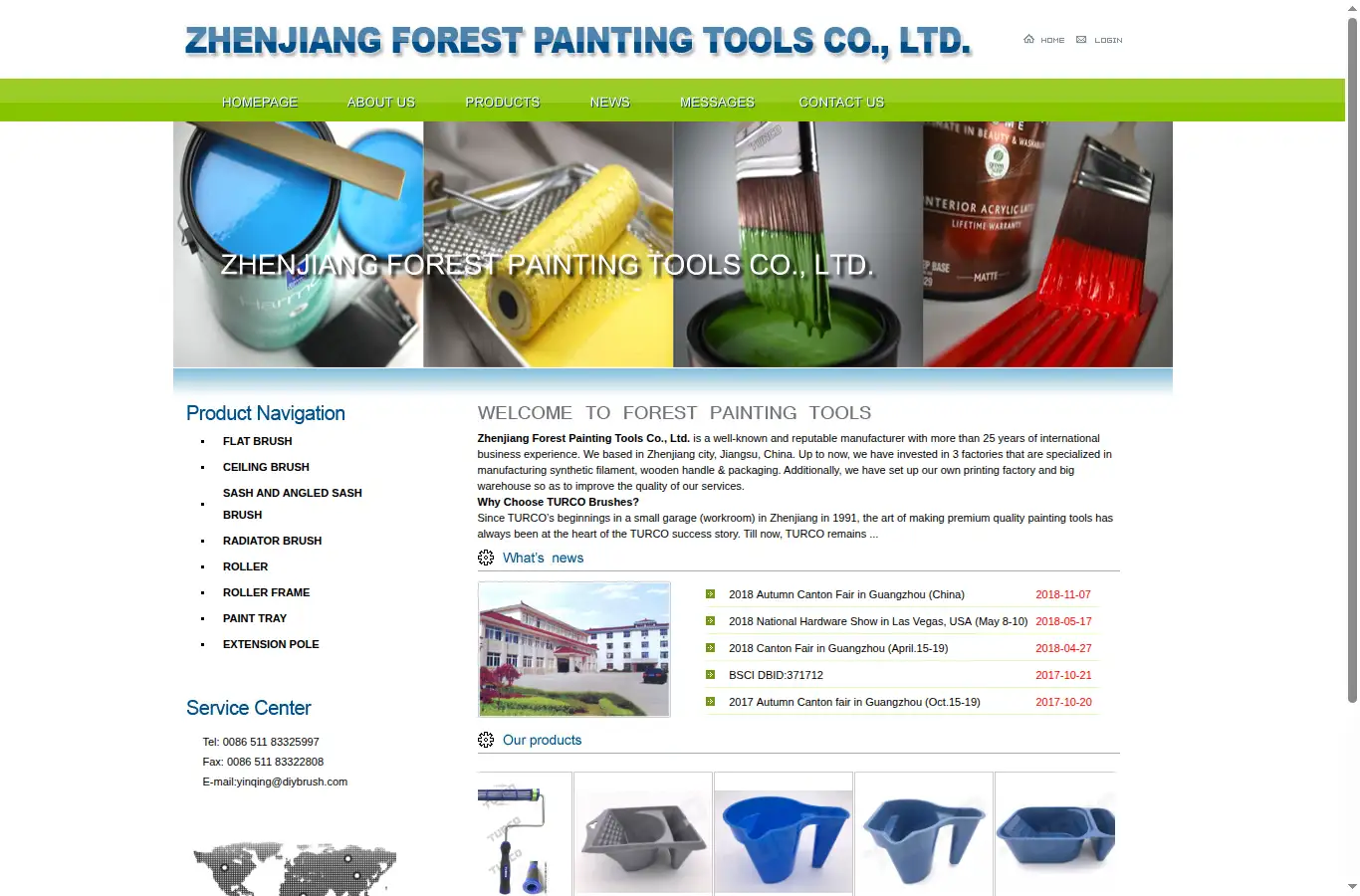 diybrush.com homepage screenshot