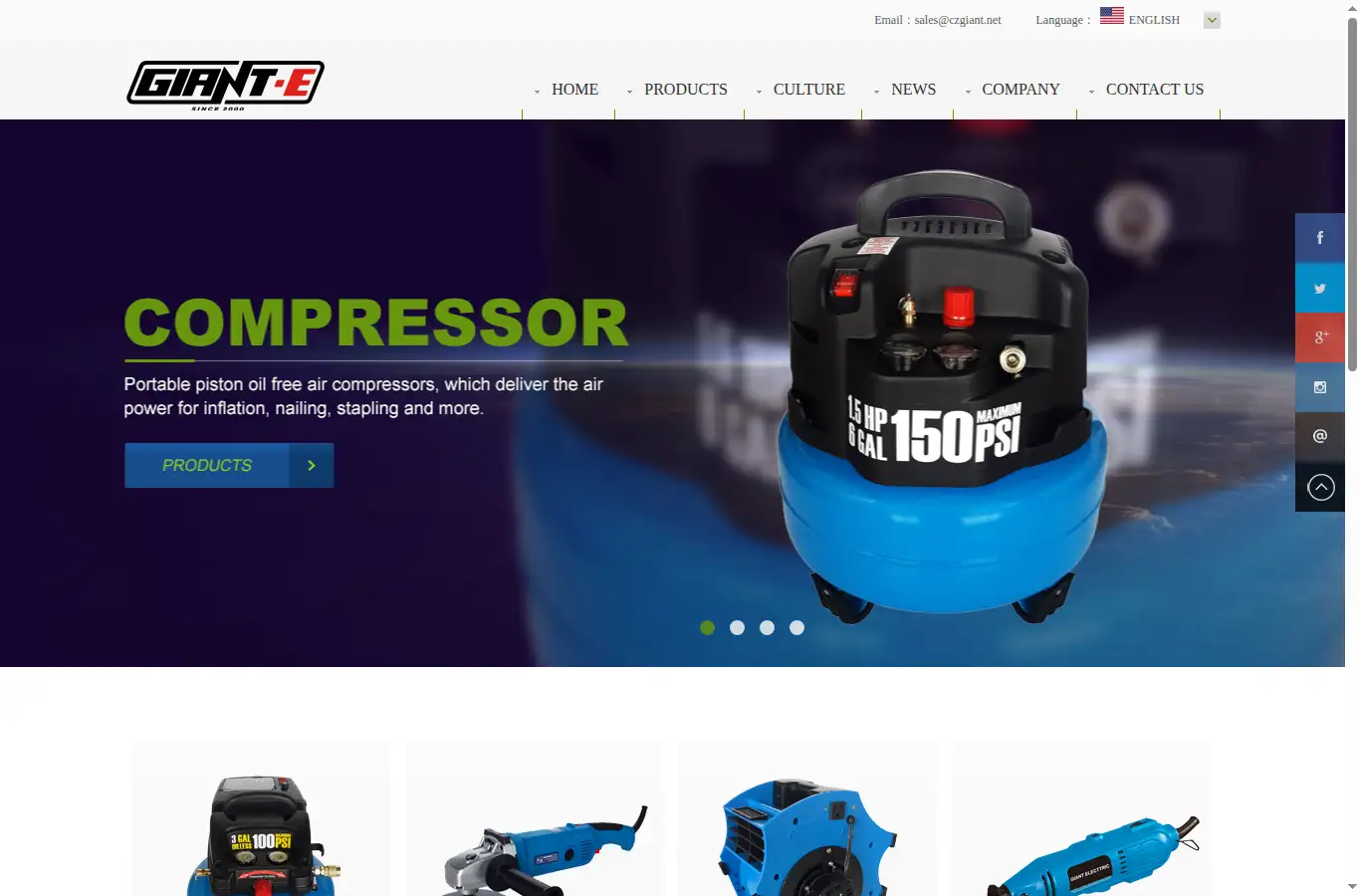 czgiant.net homepage screenshot