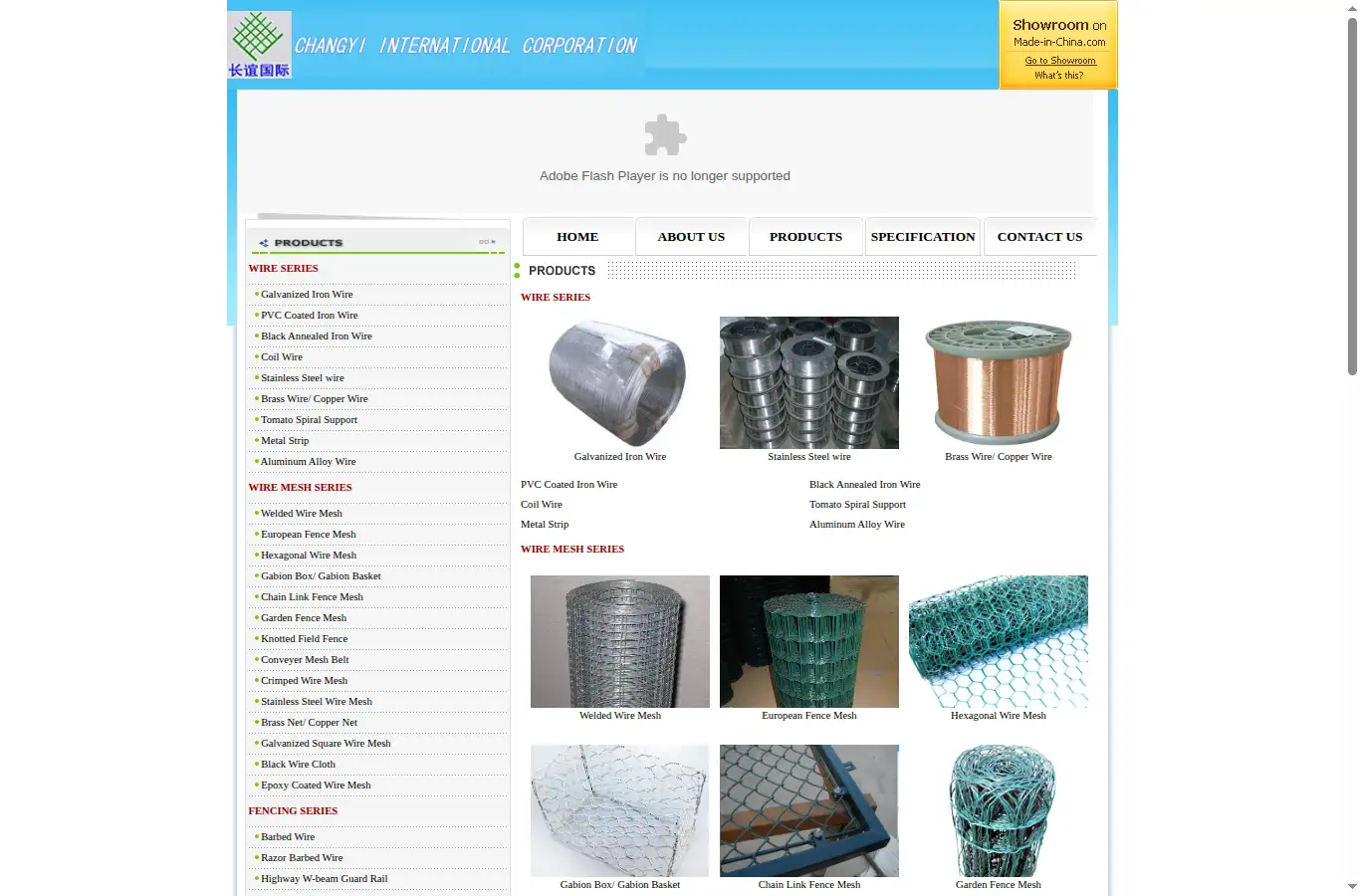 changyiinternational.com homepage screenshot