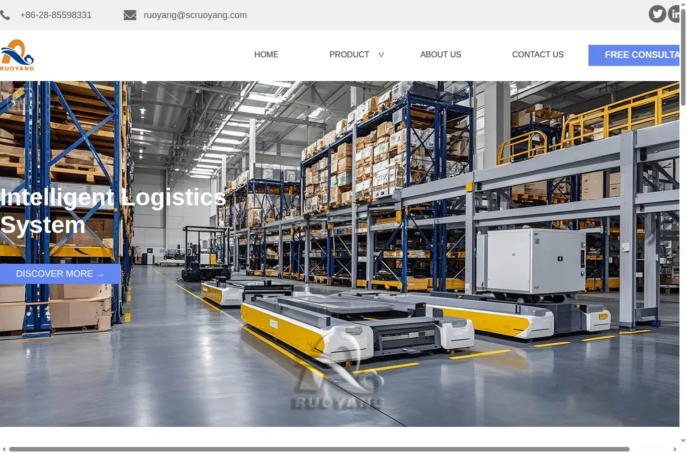 scruoyang.com homepage screenshot
