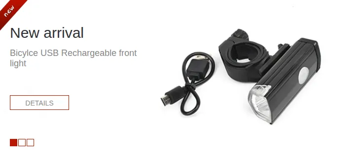 Bicylce USB Rechargeable front light