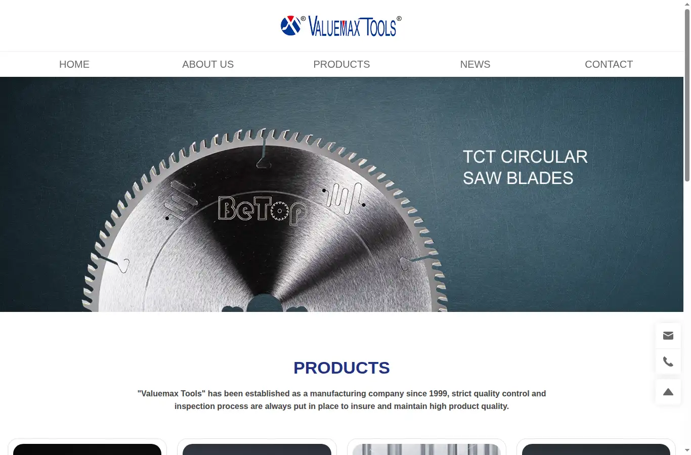valuemaxtools.com homepage screenshot