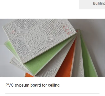 PVC gypsum board for ceiling