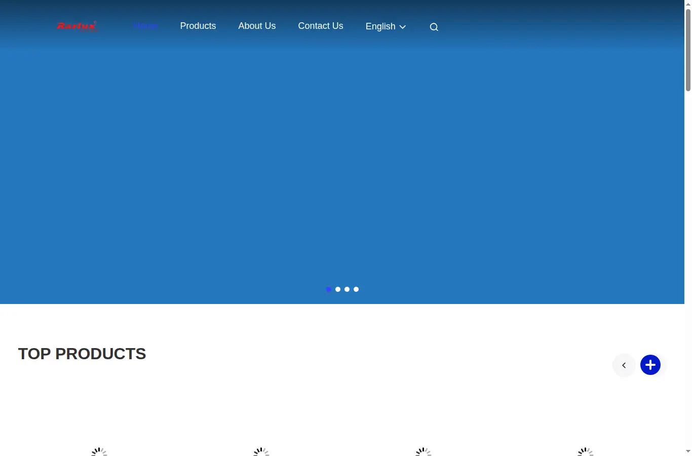 rarlux.com homepage screenshot