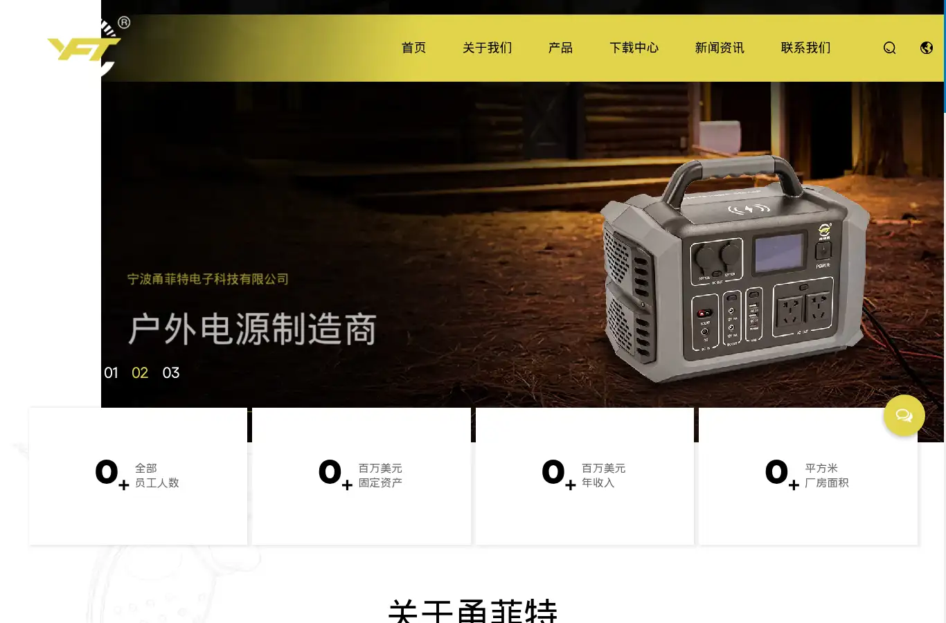 cn.yftqy.com homepage screenshot