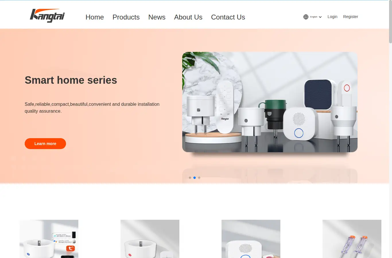 kangtai.com.cn homepage screenshot