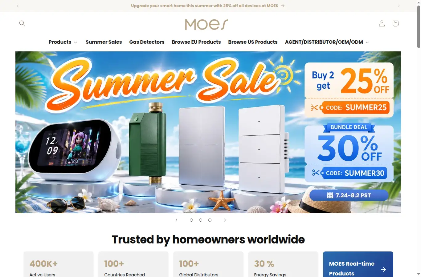 moeshouse.com homepage screenshot