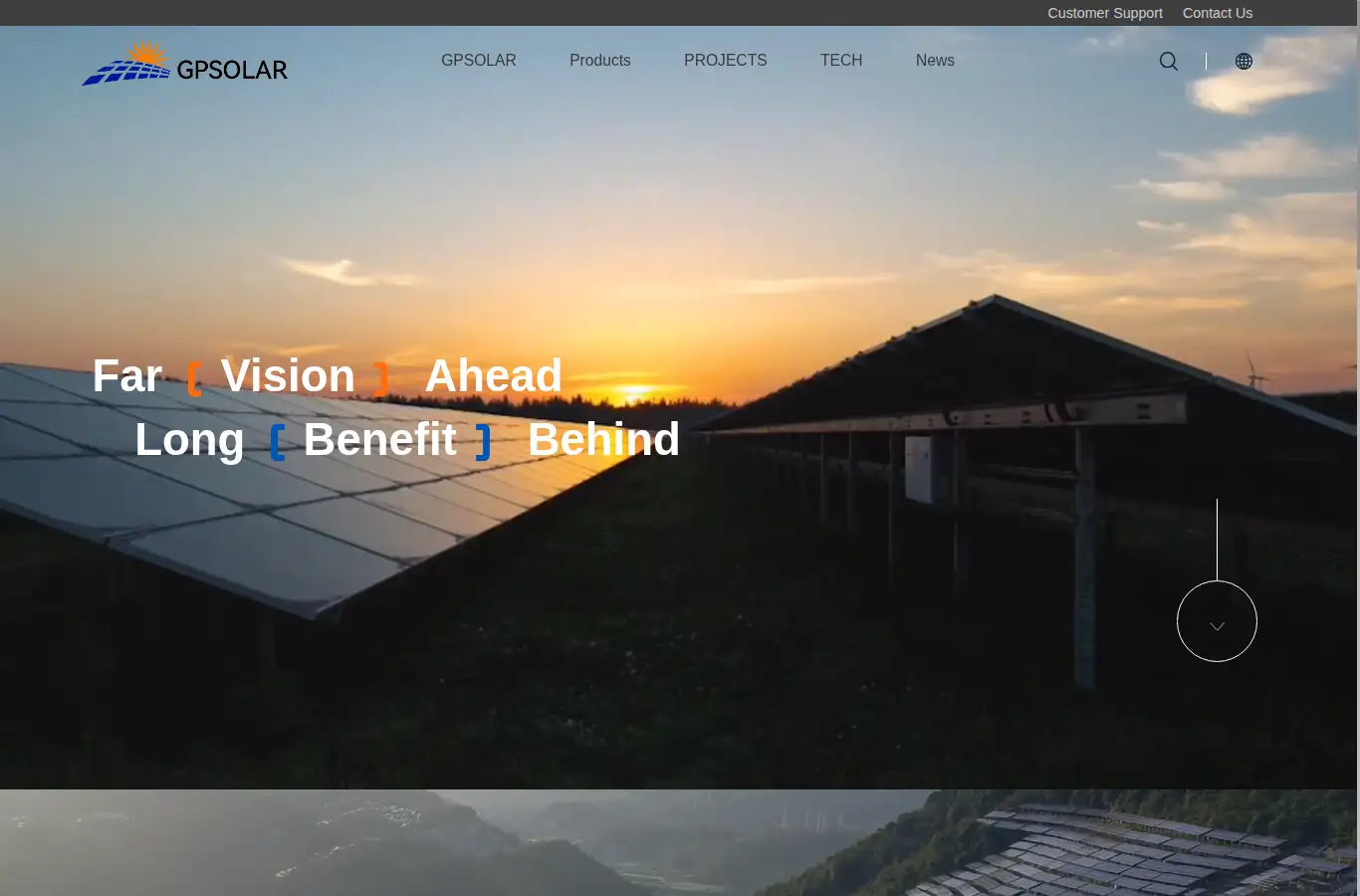 gpsolarpv.com homepage screenshot