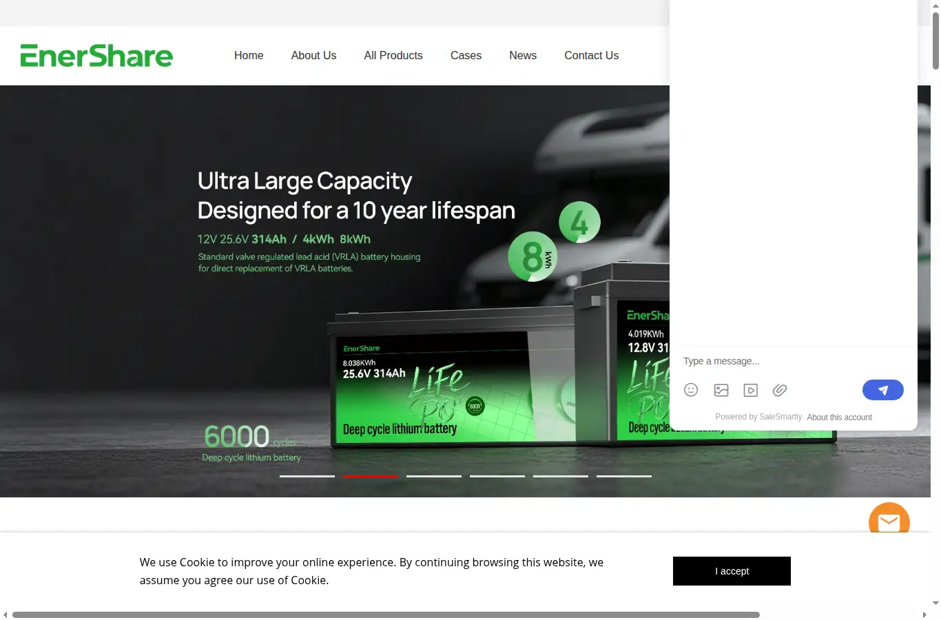 enershare.cn homepage screenshot