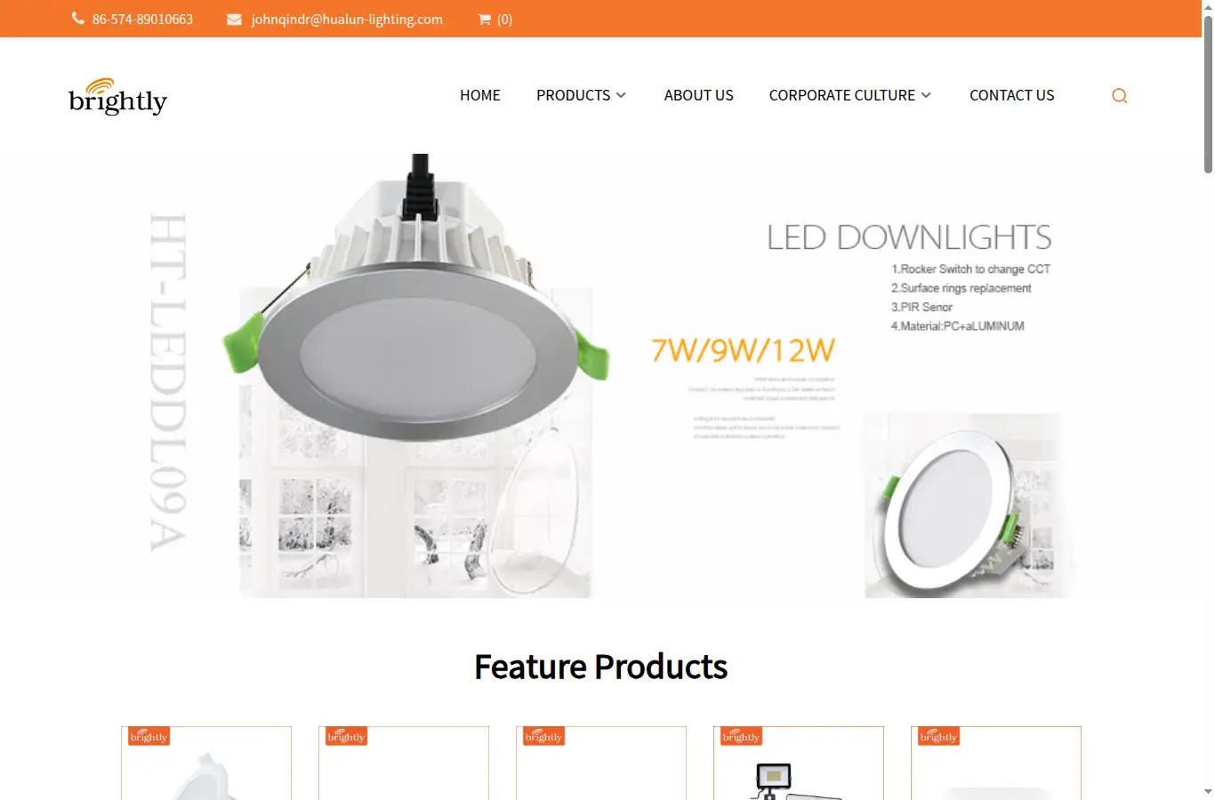 huatengelectrical.com homepage screenshot