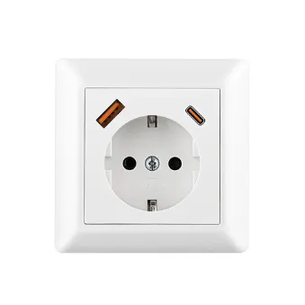 Socket Outlet With USB Charger