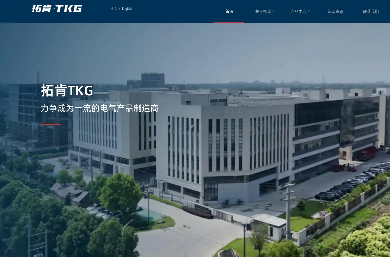 tkgchina.com homepage screenshot