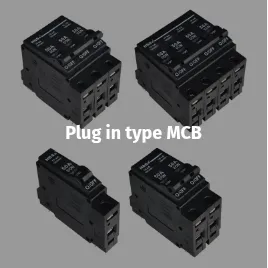 Plug in type MCB