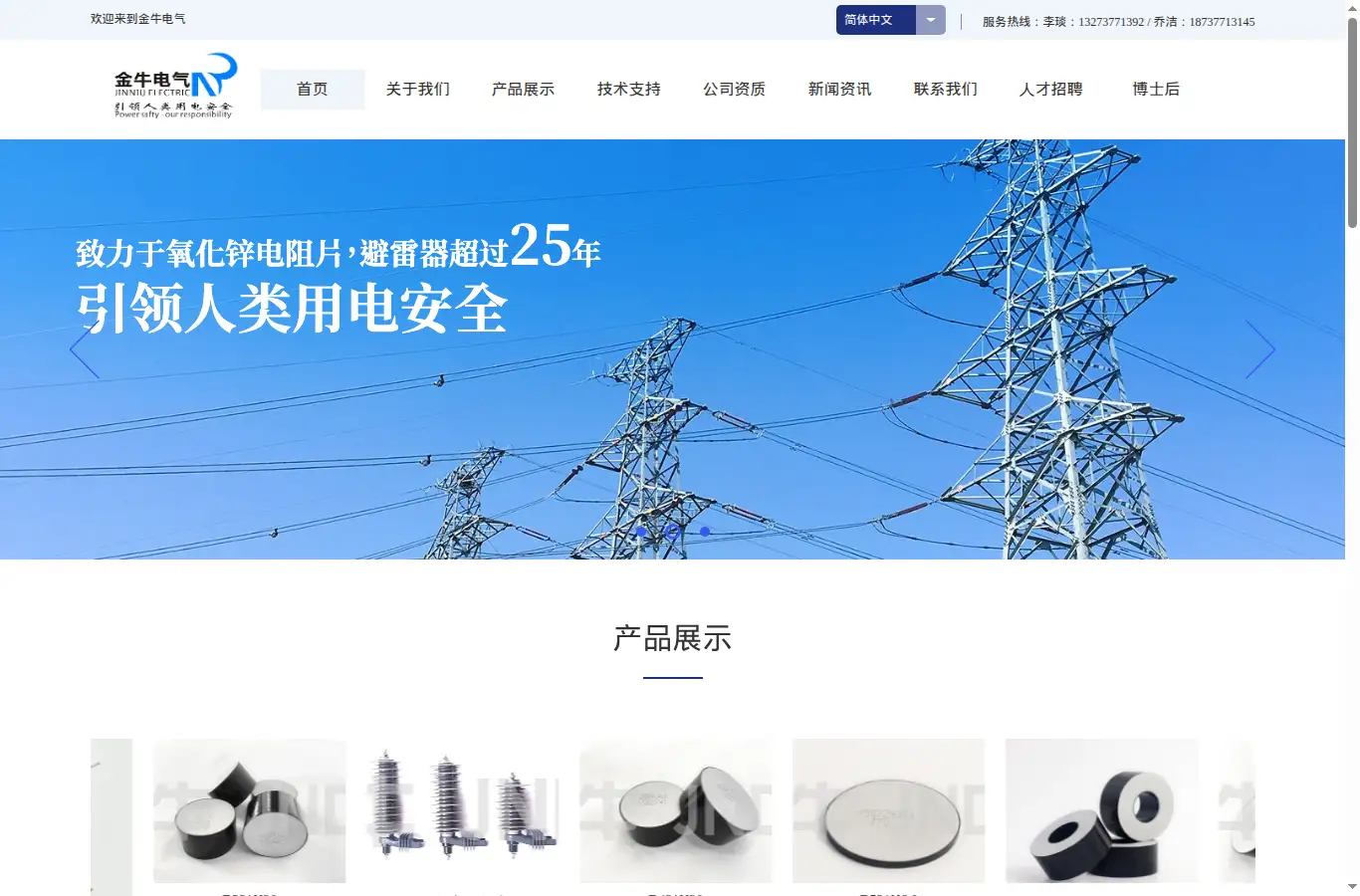 nyjnpower.com homepage screenshot