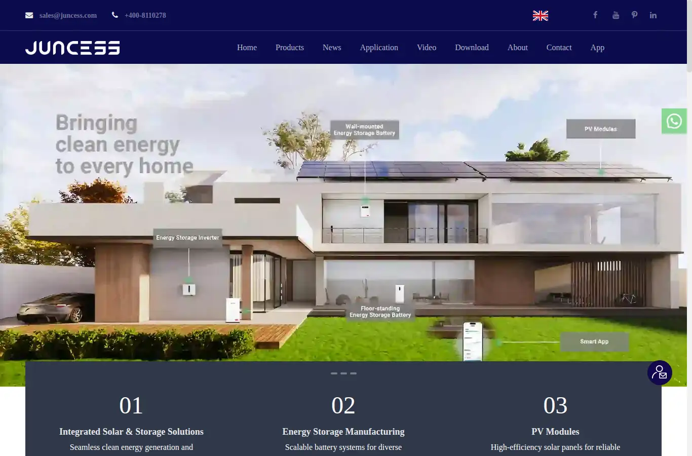 juncess.com homepage screenshot