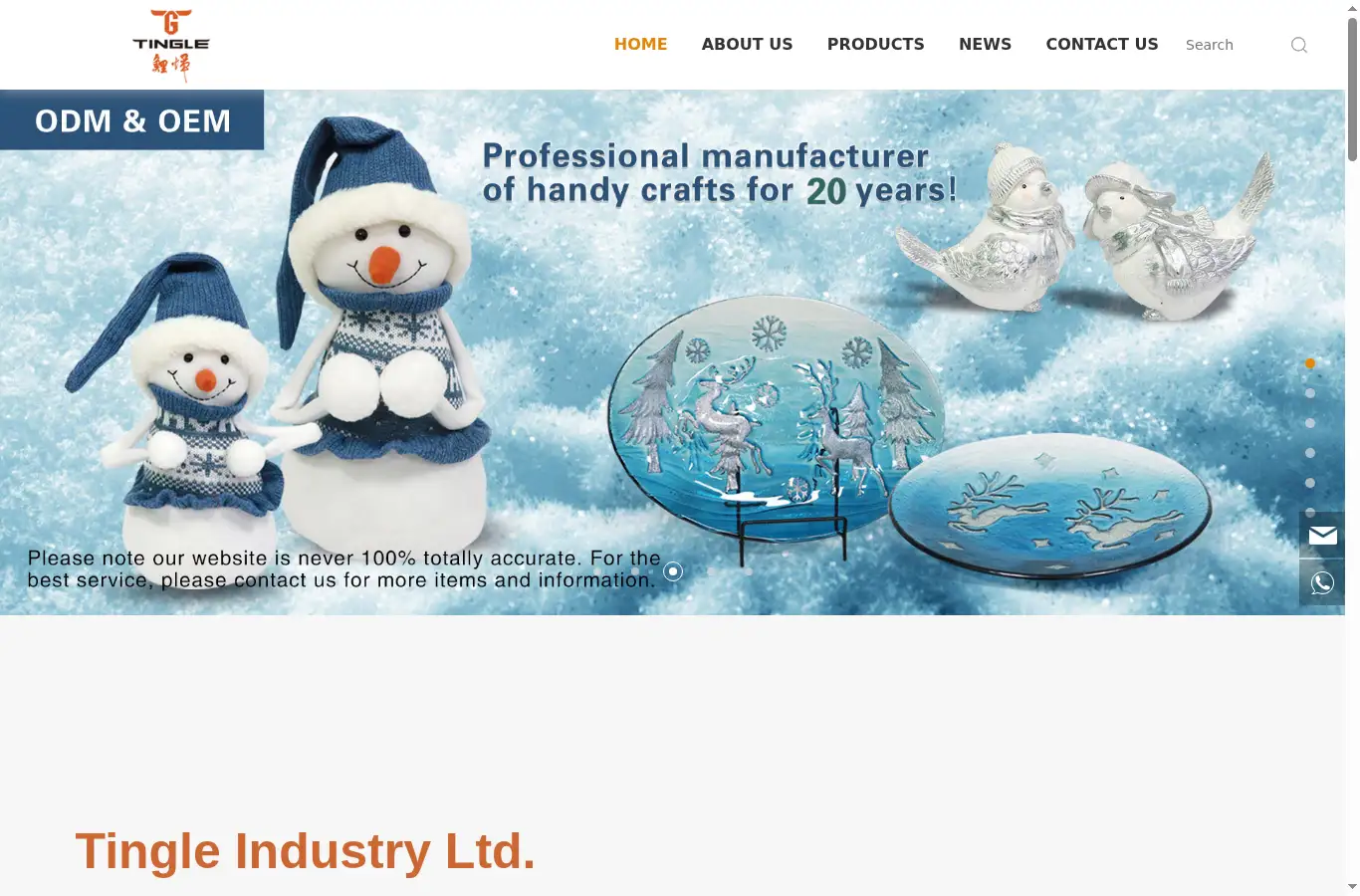 tingle.asia homepage screenshot