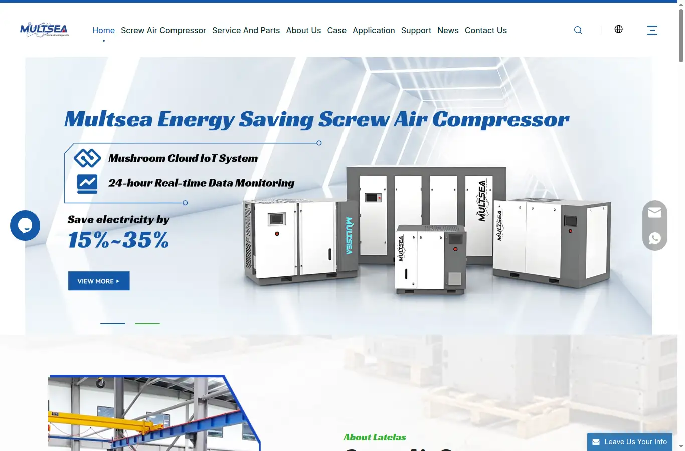 latelas.com homepage screenshot